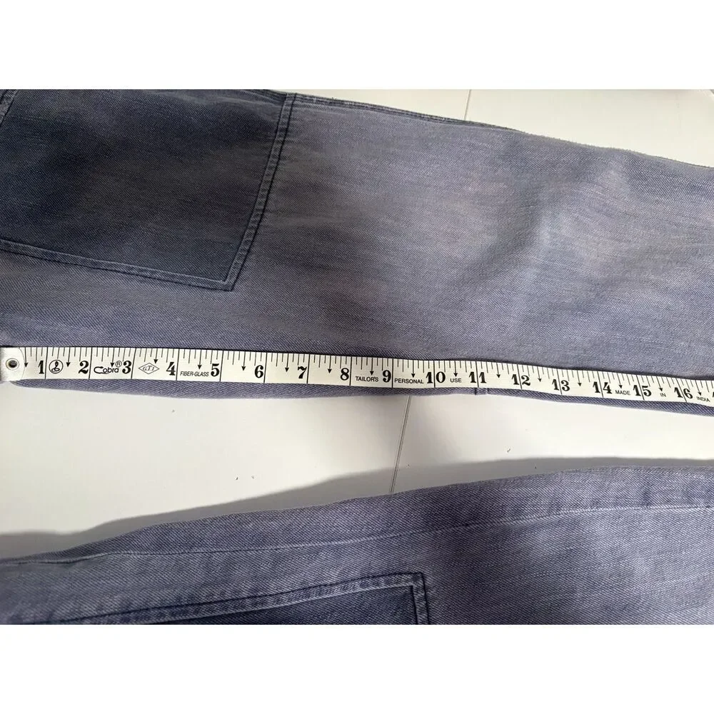 We The Free Vintage Wash Denim Overalls | Distressed Patchwork